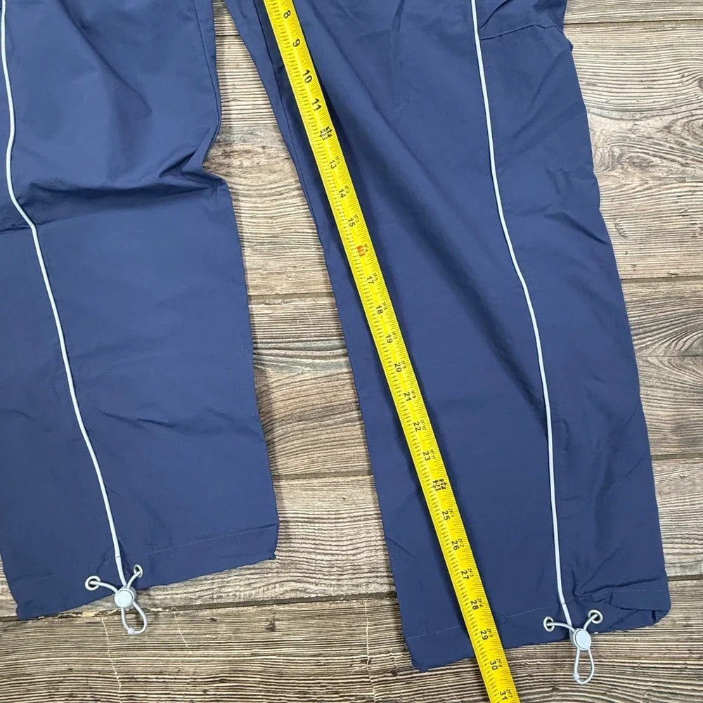 The North Face Mens LARGE 2000s Boreas‎ Hike Pant Lunar Blue Cargo WindWall NEW